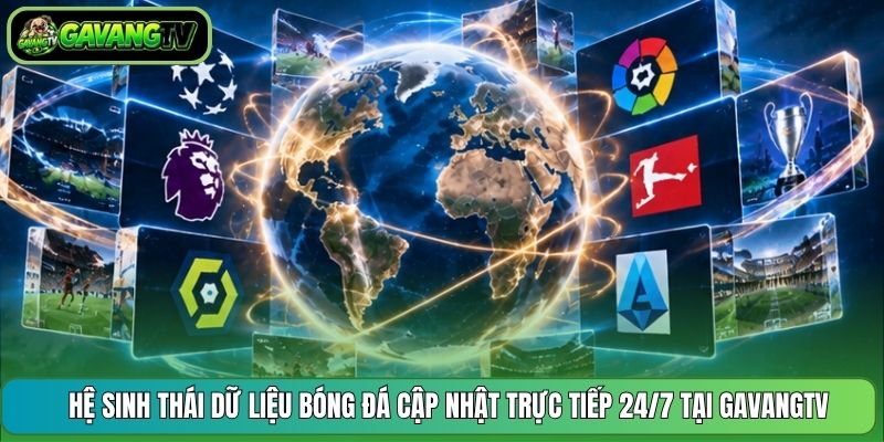 Hệ sinh thái dữ liệu bóng đá cập nhật trực tiếp 24/7 tại GavangTV