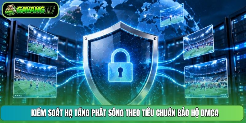 Kiểm soát hạ tầng phát sóng theo tiêu chuẩn bảo hộ DMCA